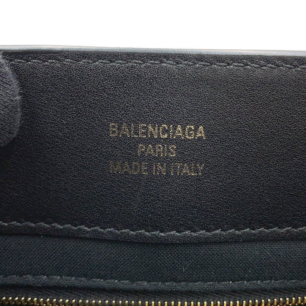 BALENCIAGA ChainHandbag Black760012 Leather Size Small