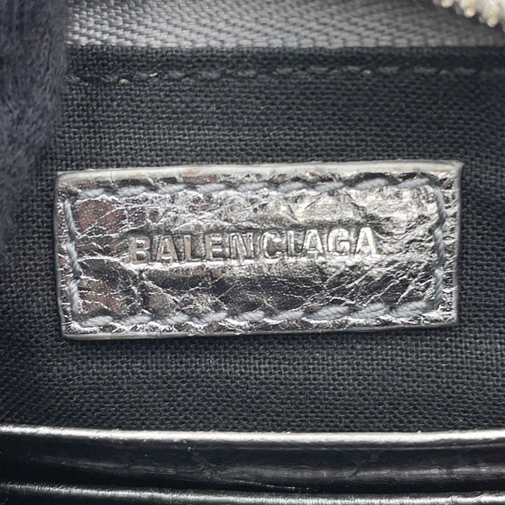 BALENCIAGA luka goal Silver695814 Leather Size Mini