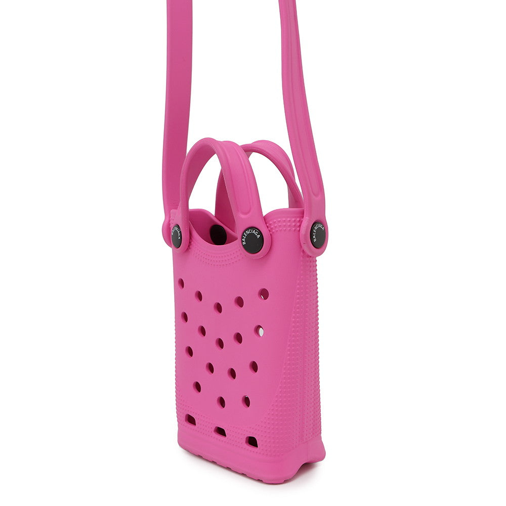 BALENCIAGA CROCSCollaboration Phone Holder Pink702264 Rubber