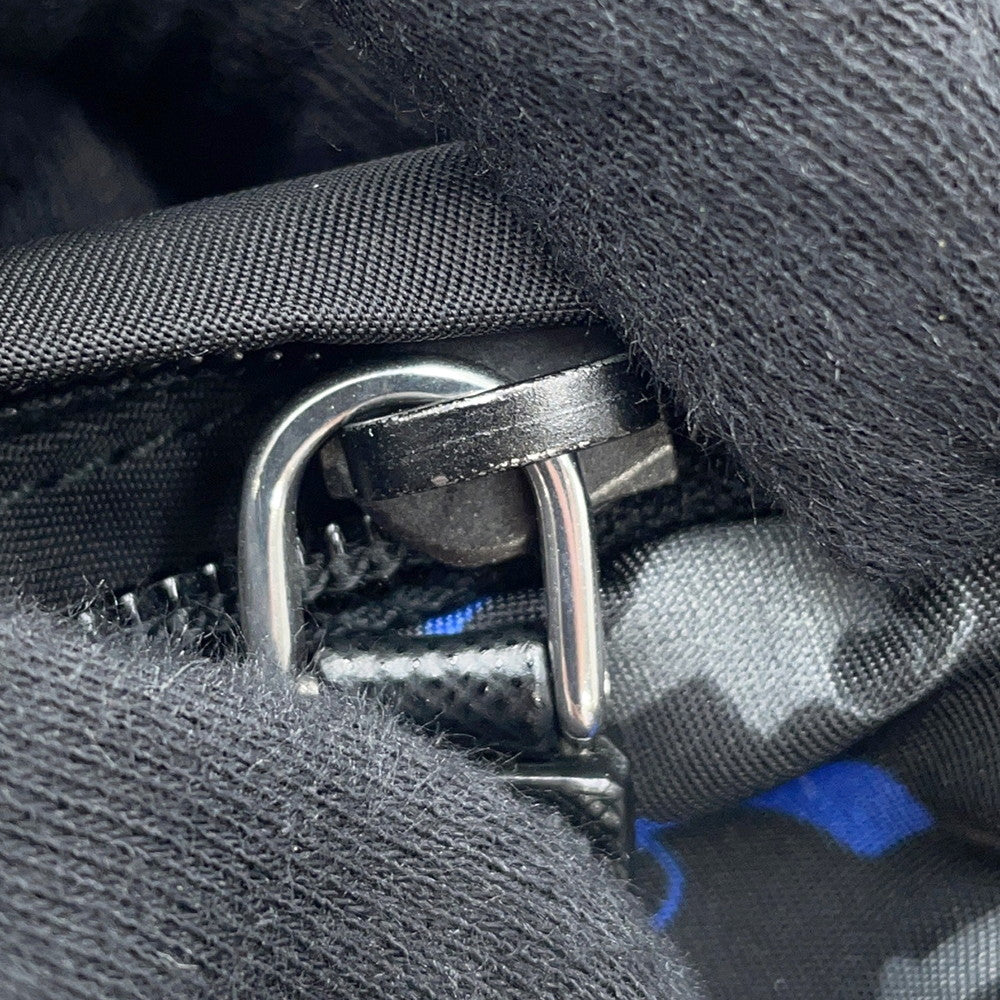 PRADA Pistol Backpack Black/BlueVZ0066 Nylon