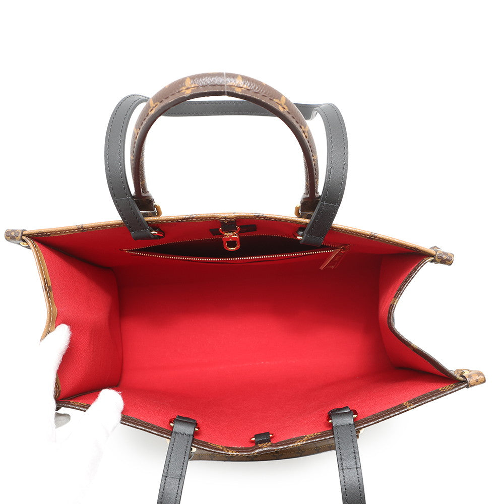 LOUIS VUITTON Onthego RedM45321 Monogram Monogram Reverse Canvas Monogram Giant Size MM