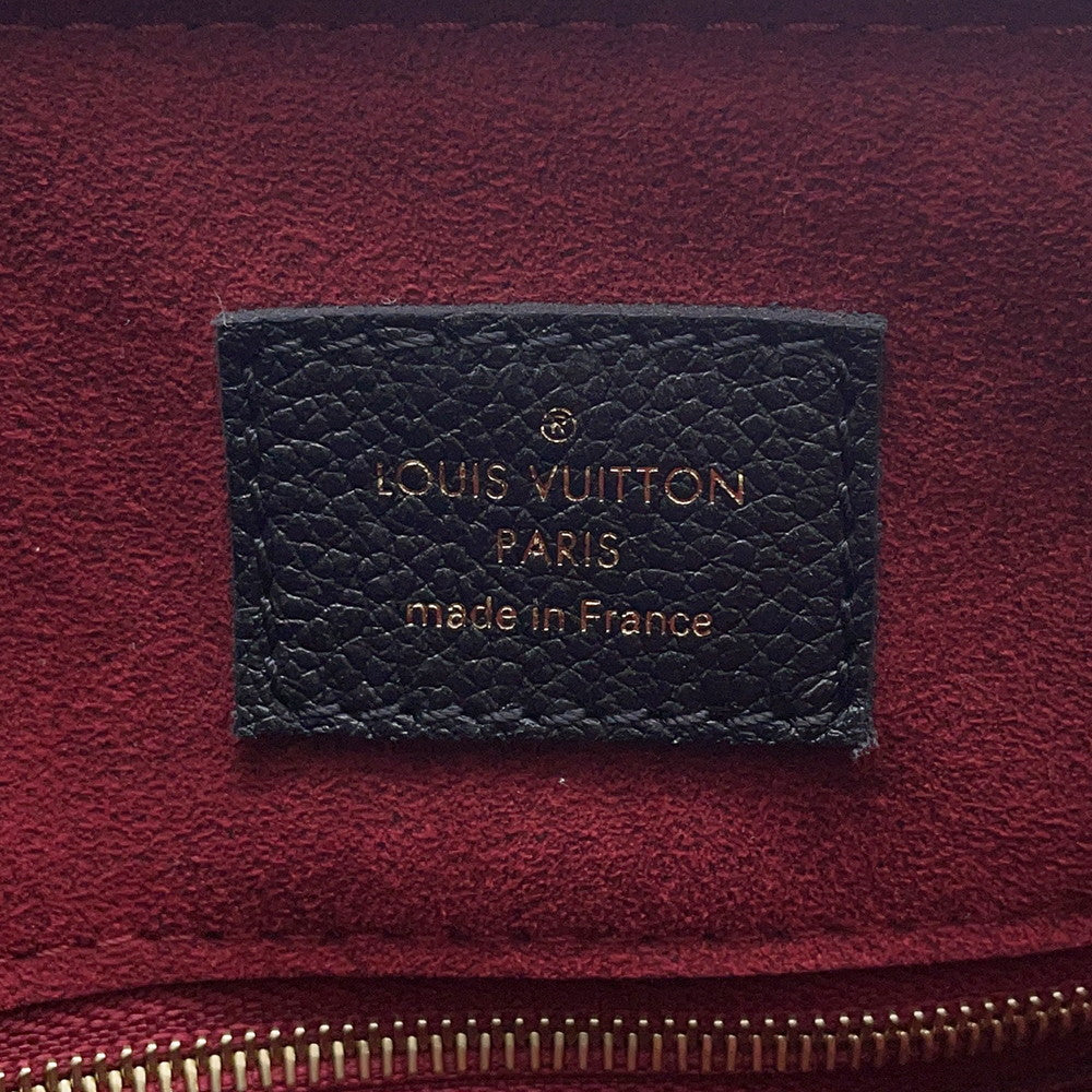 LOUIS VUITTON Speedy Bandouliere Noir/RedM58947 Bicolor Monogram Empreinte Leather Size 25