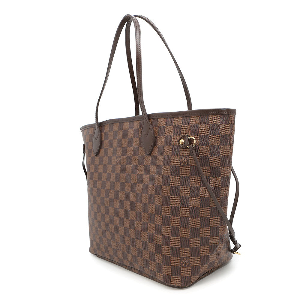 LOUIS VUITTON Neverfull CeriseN51105 Damier Ebene Canvas Size MM