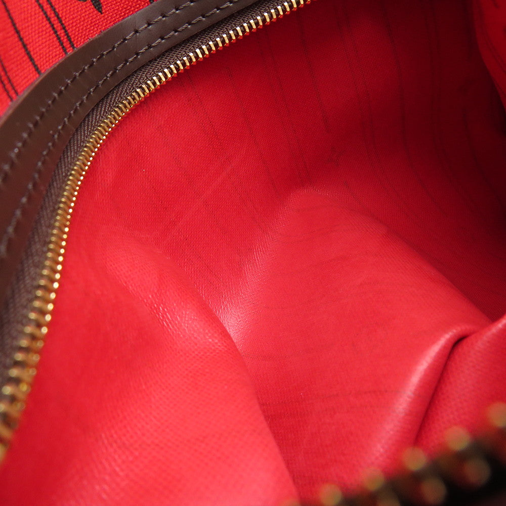 LOUIS VUITTON Neverfull CeriseN51105 Damier Ebene Canvas Size MM