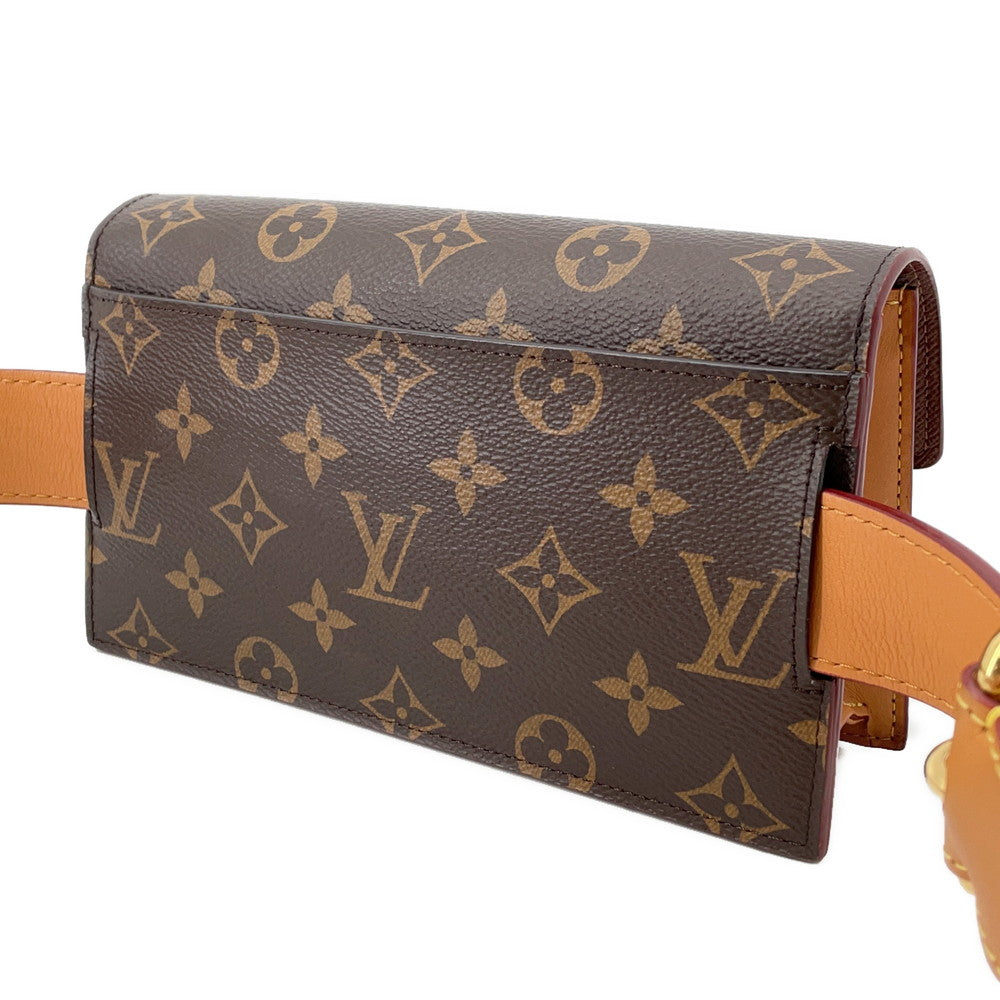LOUIS VUITTON SPadlock belt pouch BrownM68550 Monogram Size GM/41.3"