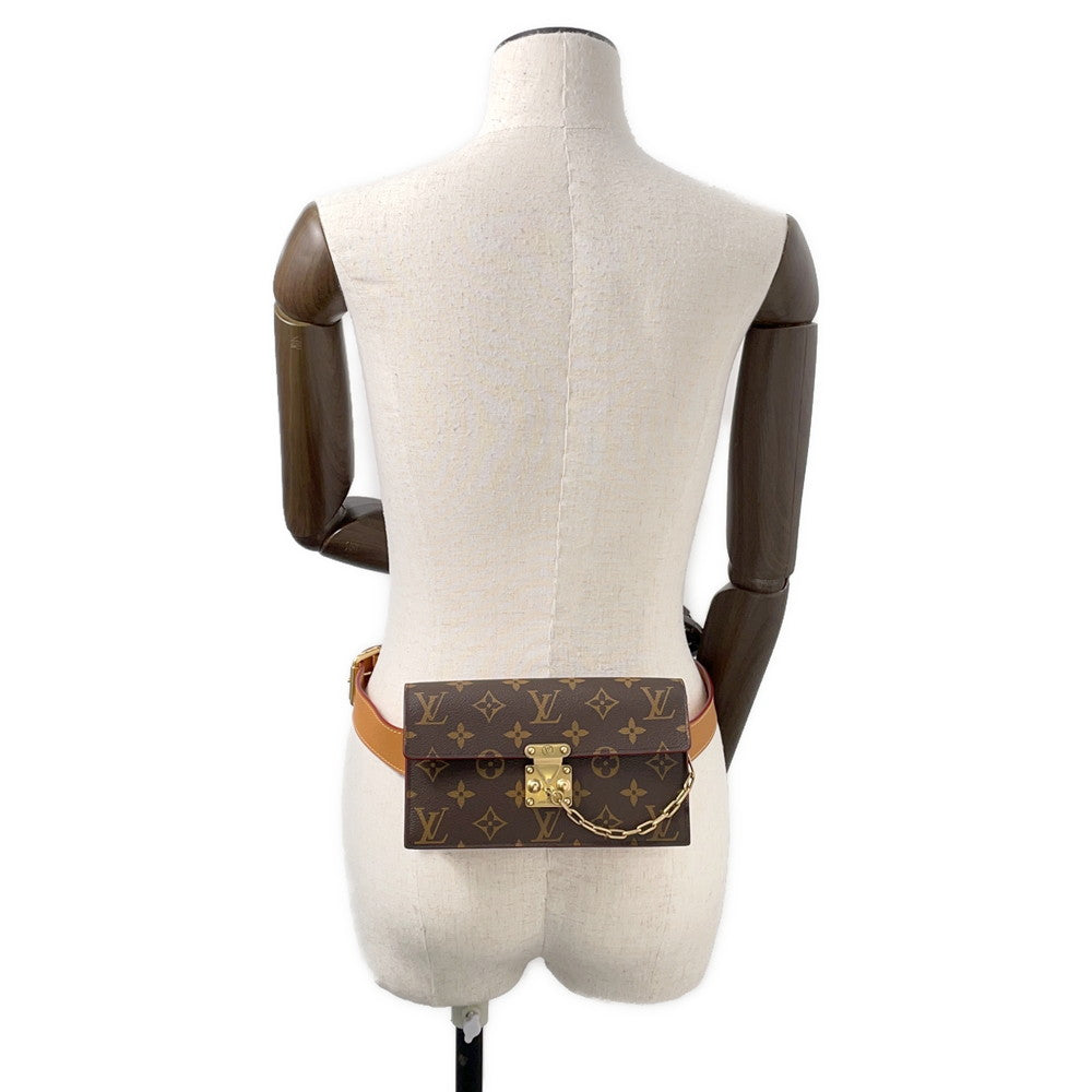 LOUIS VUITTON SPadlock belt pouch BrownM68550 Monogram Size GM/41.3"