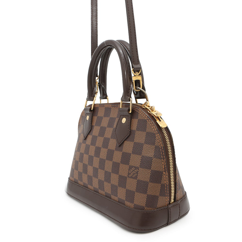 LOUIS VUITTON Alma RedN41221 Damier Ebene Canvas Size BB