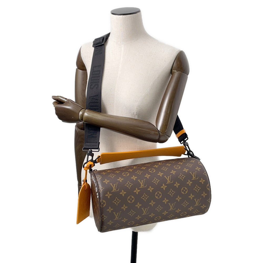 LOUIS VUITTON Soft Polochon NoirM46691 Monogram Macassar Canvas