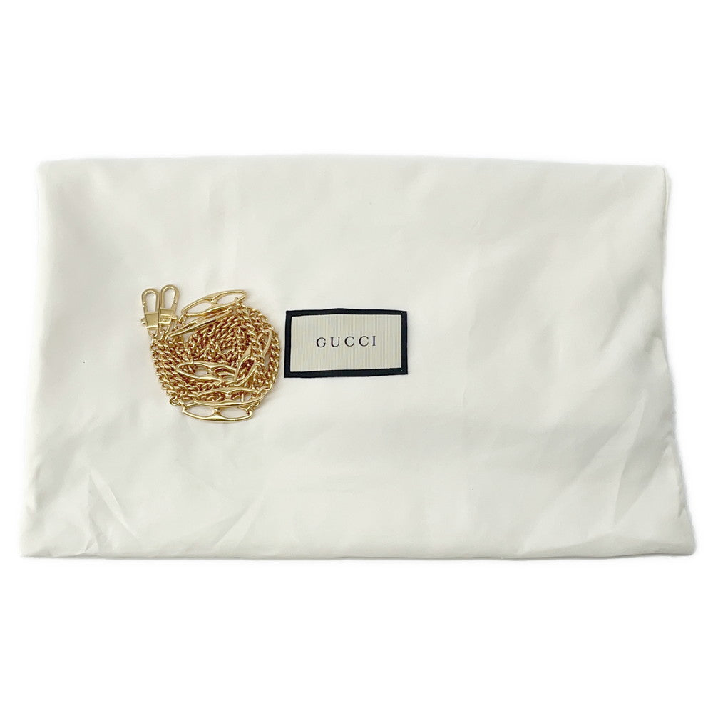 GUCCI Sylvie 2wayBag Green589479 Patent Leather