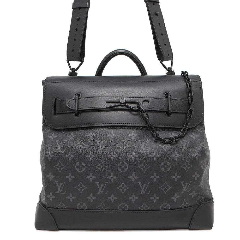 LOUIS VUITTON Steamer NoirM44731 Monogram Eclipse Size PM