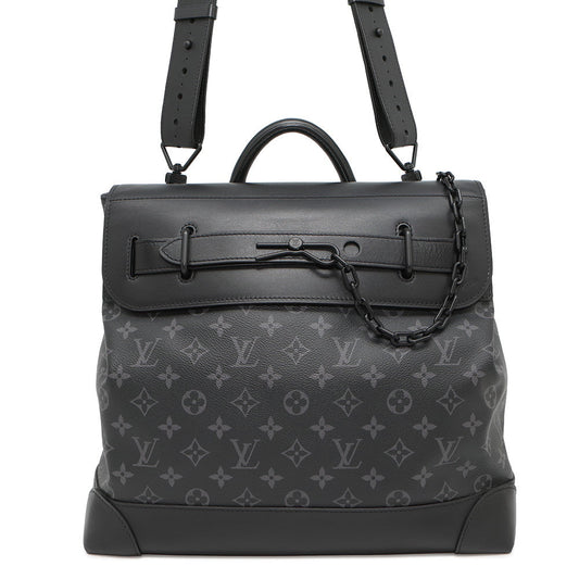 LOUIS VUITTON Steamer NoirM44731 Monogram Eclipse Size PM