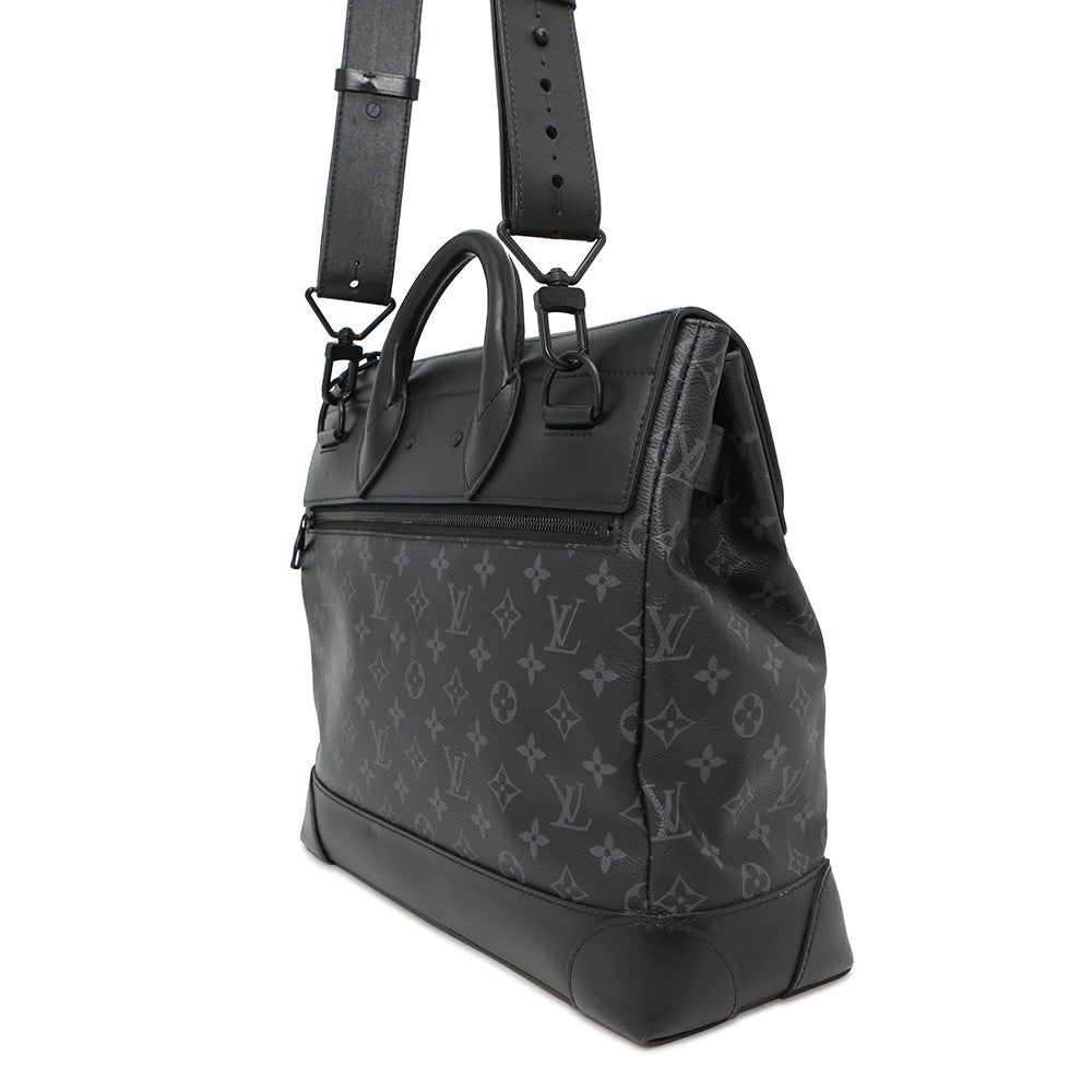 LOUIS VUITTON Steamer NoirM44731 Monogram Eclipse Size PM