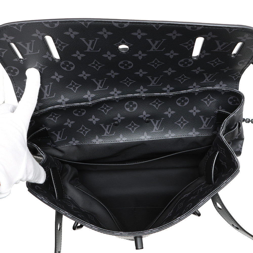 LOUIS VUITTON Steamer NoirM44731 Monogram Eclipse Size PM