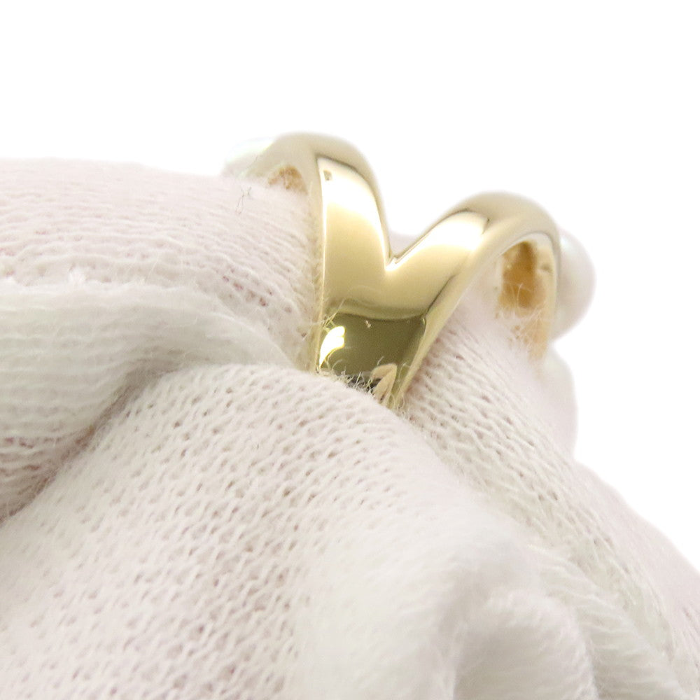 TASAKI Danger Signature Pearl Ring Size #13R-4497-18KYG K18YG Akoya Pearl