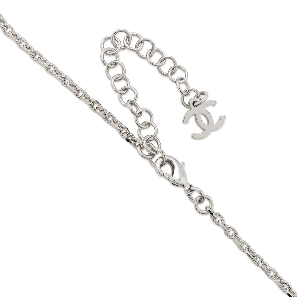 CHANEL CC Logo Faux Pearl  NecklaceA723 Metal Faux Pearl  Rhinestone