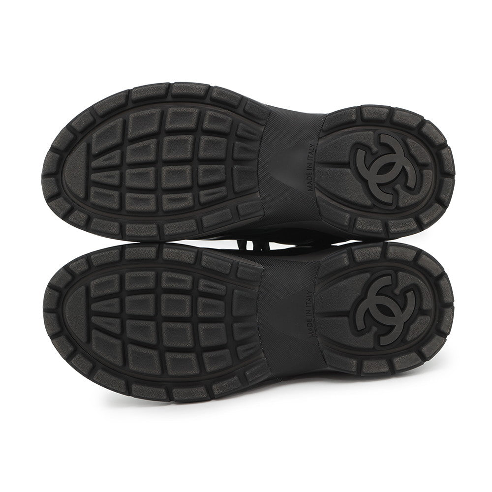 CHANEL Sneakers BlackG45077 Nylon Laminate Size 36