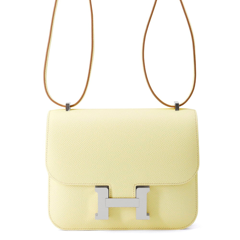 HERMES Constance 3 Miroir Jaune Milton Epsom Size Mini
