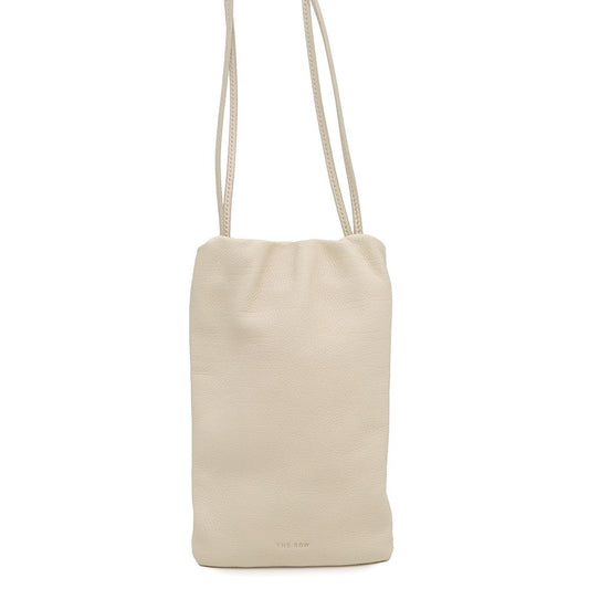 The Row Birth Phone Shoulder Bag IvoryW1418 Leather