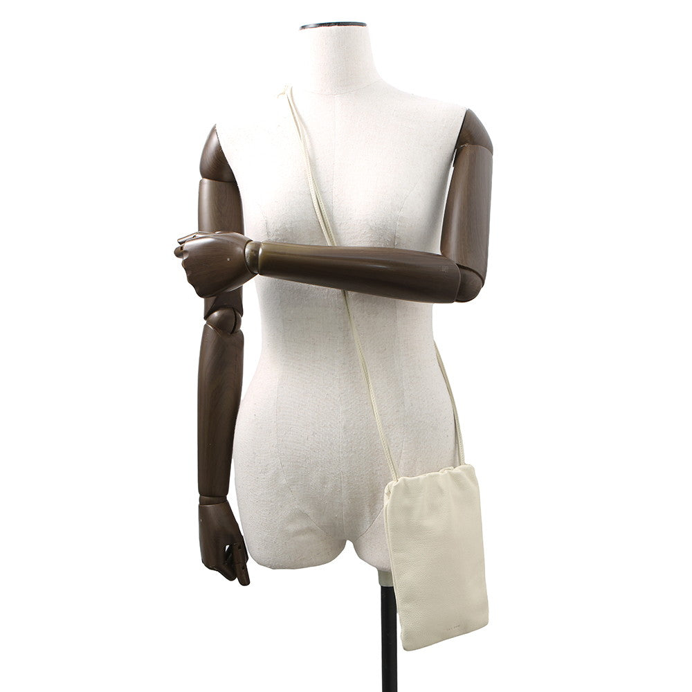 The Row Birth Phone Shoulder Bag IvoryW1418 Leather
