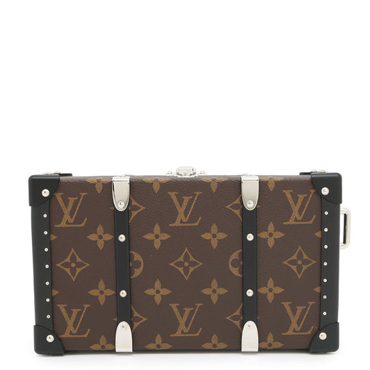 LOUIS VUITTON Wallet trunk NoirM20250 Monogram Macassar Canvas