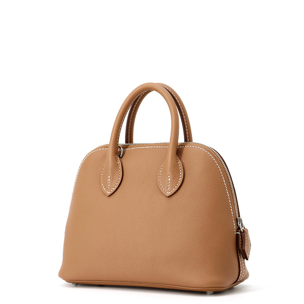 HERMES Bolide 1923 Gold Evercolor Size Mini