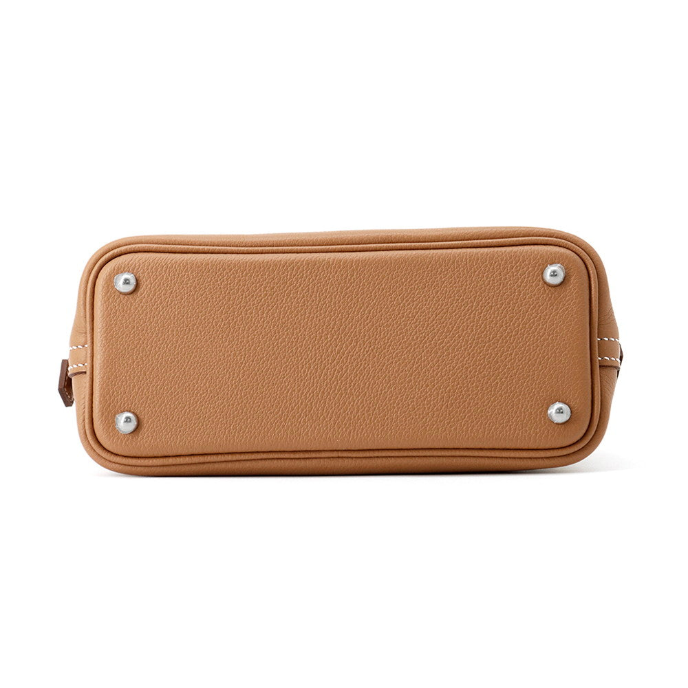 HERMES Bolide 1923 Gold Evercolor Size Mini