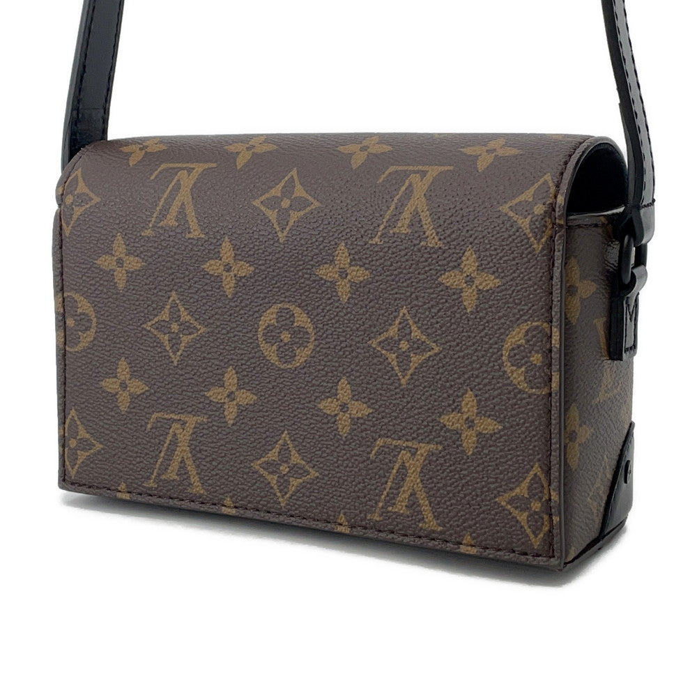 LOUIS VUITTON Steamer Wearable Wallet BlackM83613 Monogram Macassar Canvas