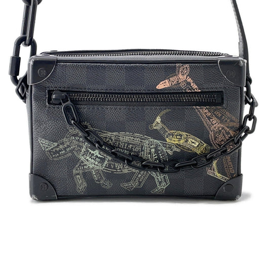 LOUIS VUITTON Soft Trunk Shoulder Bag NoirN45278 Damier Graphite Stamp Size Mini