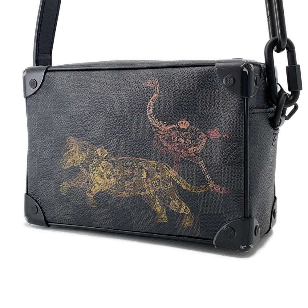 LOUIS VUITTON Soft Trunk Shoulder Bag NoirN45278 Damier Graphite Stamp Size Mini