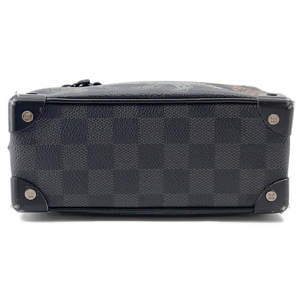 LOUIS VUITTON Soft Trunk Shoulder Bag NoirN45278 Damier Graphite Stamp Size Mini