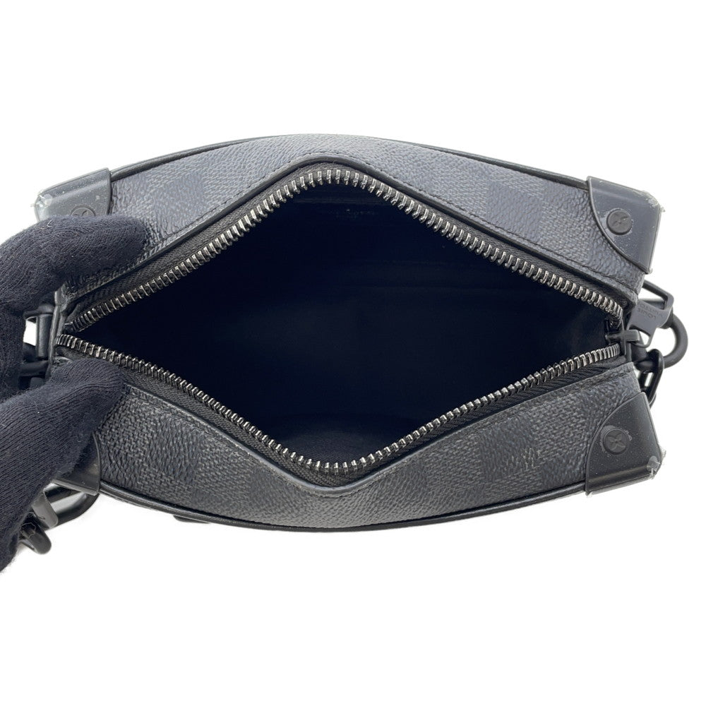 LOUIS VUITTON Soft Trunk Shoulder Bag NoirN45278 Damier Graphite Stamp Size Mini