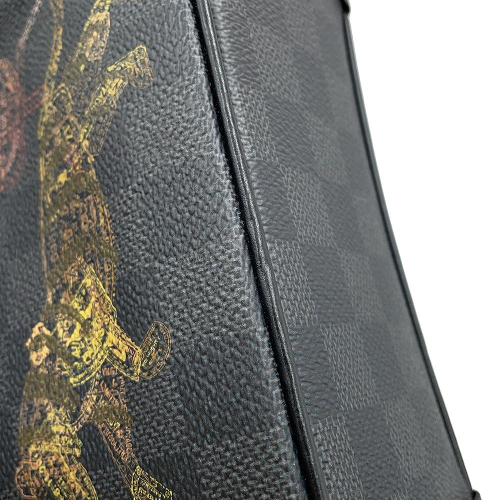 LOUIS VUITTON Soft Trunk Shoulder Bag NoirN45278 Damier Graphite Stamp Size Mini