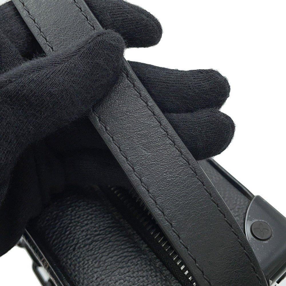 LOUIS VUITTON Soft Trunk Shoulder Bag NoirN45278 Damier Graphite Stamp Size Mini