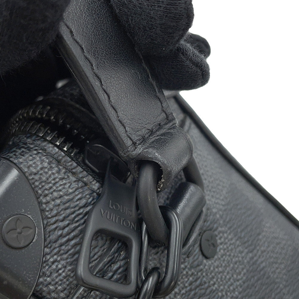 LOUIS VUITTON Soft Trunk Shoulder Bag NoirN45278 Damier Graphite Stamp Size Mini