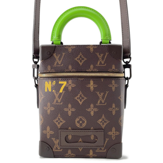 LOUIS VUITTON Vertical Box Trunk GreenM59664 Monogram