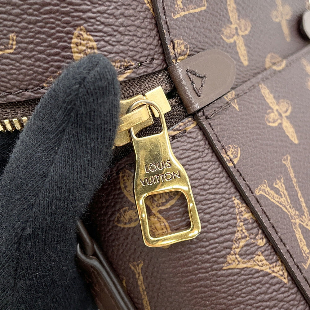 LOUIS VUITTON Vertical Box Trunk GreenM59664 Monogram