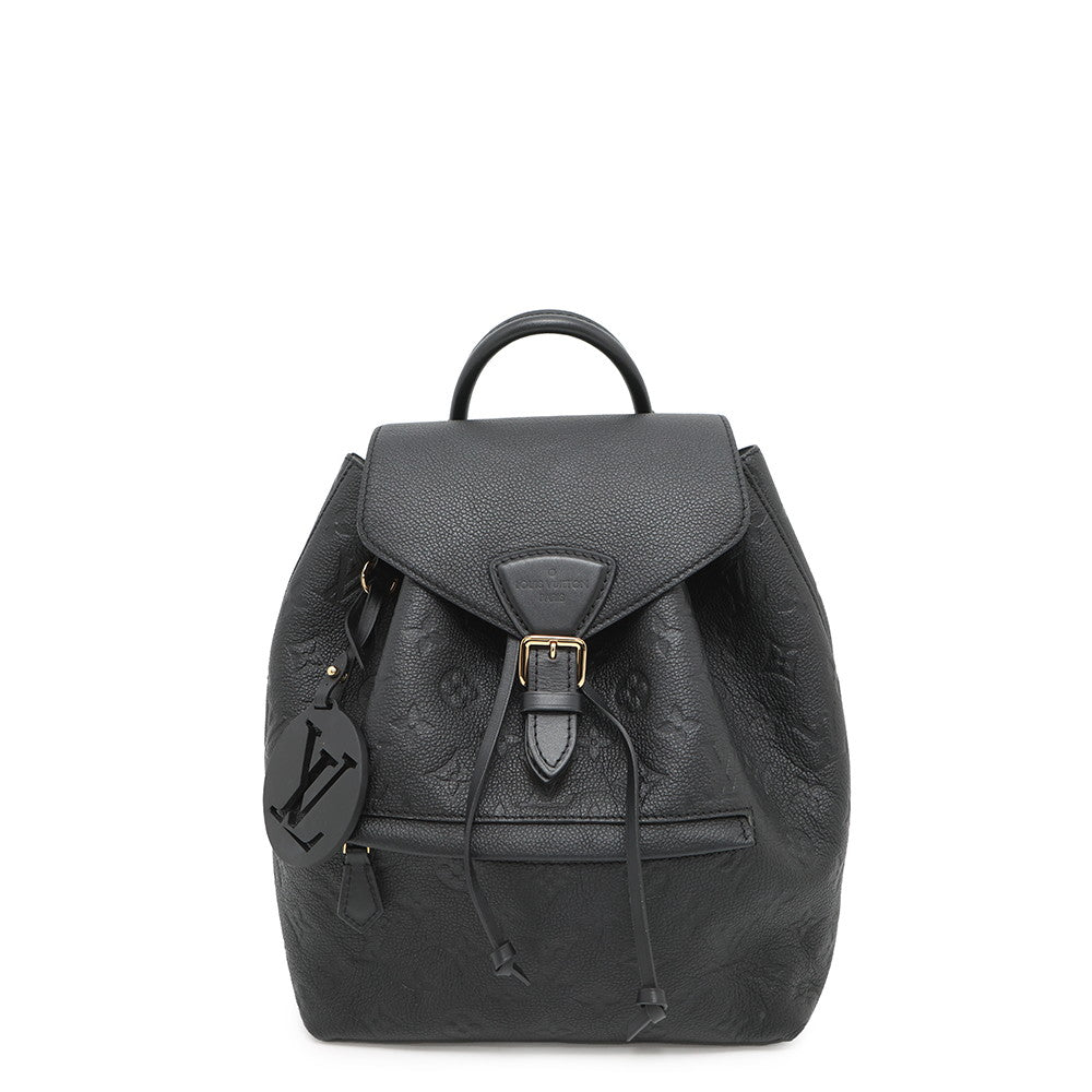 LOUIS VUITTON Montsouris NoirM45205 Monogram Empreinte Leather Size PM