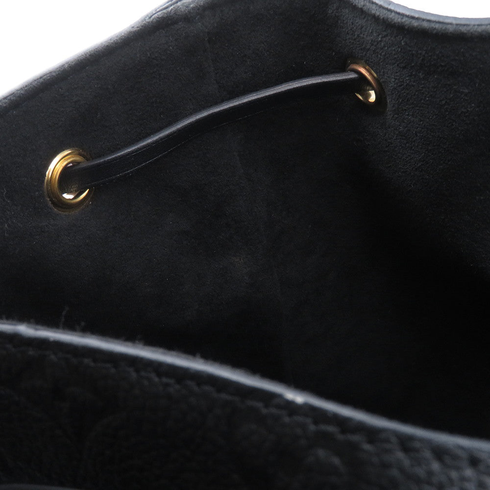 LOUIS VUITTON Montsouris NoirM45205 Monogram Empreinte Leather Size PM