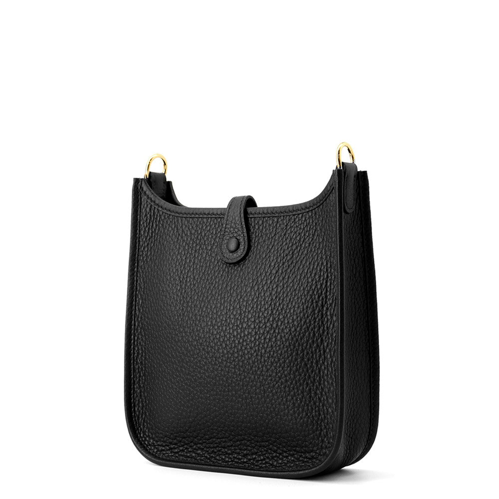 HERMES Evelyne Amazon Long Black Taurillon Clemence Size TPM