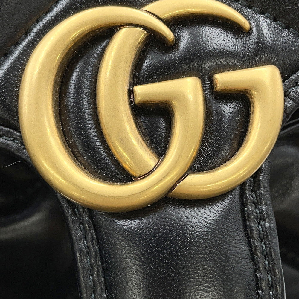 GUCCI GG Marmont Mini Backpack Black777253 Leather