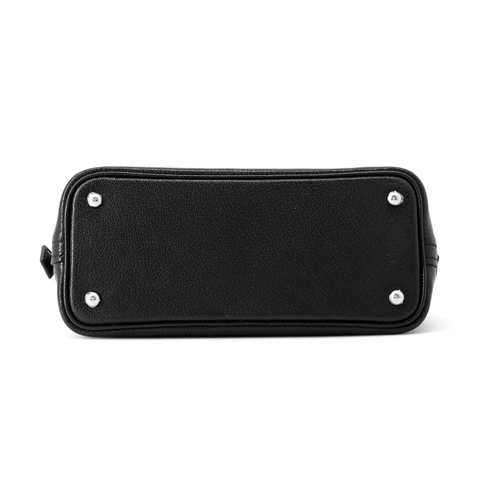 HERMES Bolide 1923 Sangle Cortage Black Chevre Siamese Character Size Mini