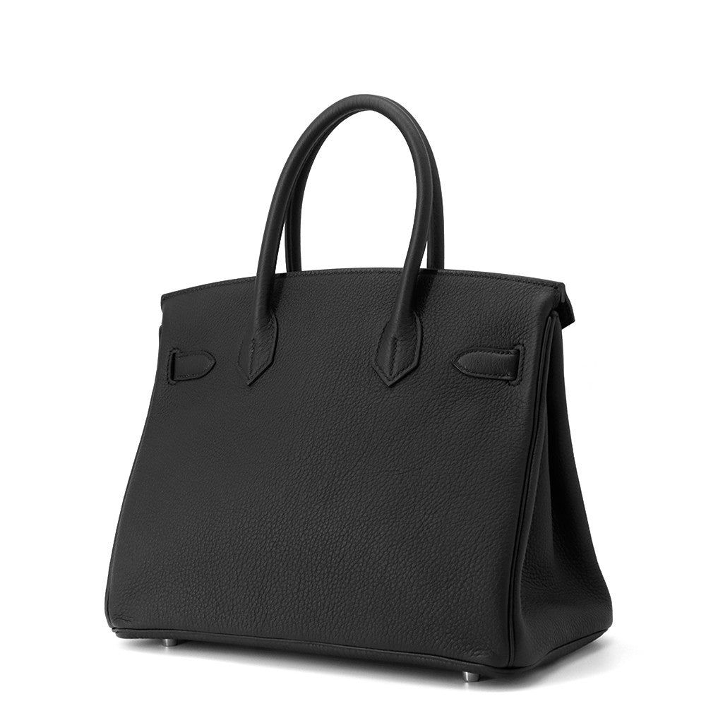 HERMES Birkin Black Togo Leather Size 30