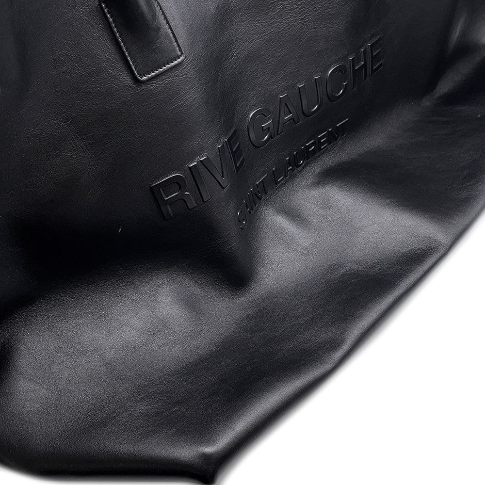 SAINT LAURENT PARIS Rive Gauche Tote Bag Black707651 Leather