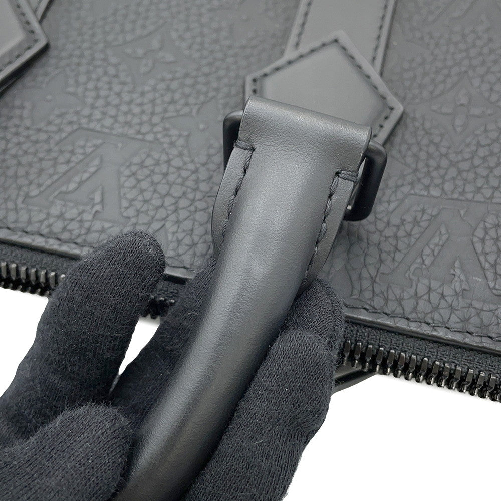 LOUIS VUITTON Sac Plat NoirM21884 Monogram・Taurillon