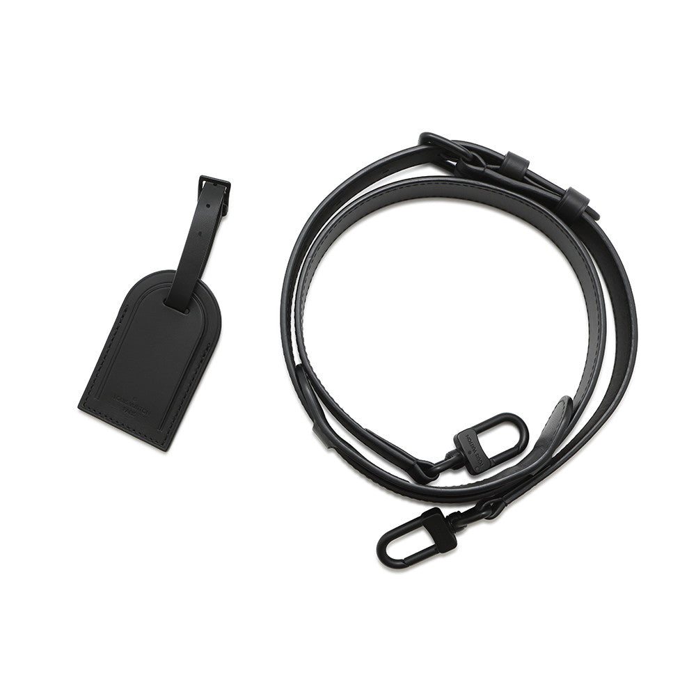 LOUIS VUITTON Sac Plat NoirM21884 Monogram・Taurillon