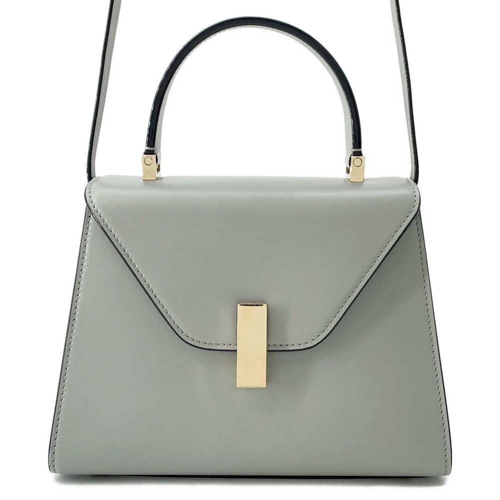 Valextra Valextra Izide Light GrayWBES0036 Calf Leather Size Mini