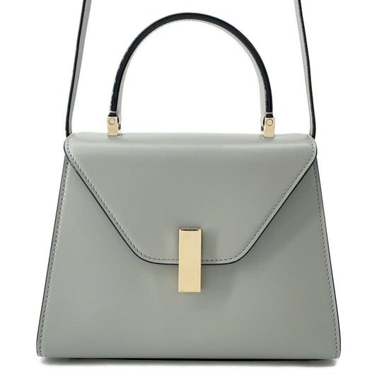 Valextra Valextra Izide Light GrayWBES0036 Calf Leather Size Mini