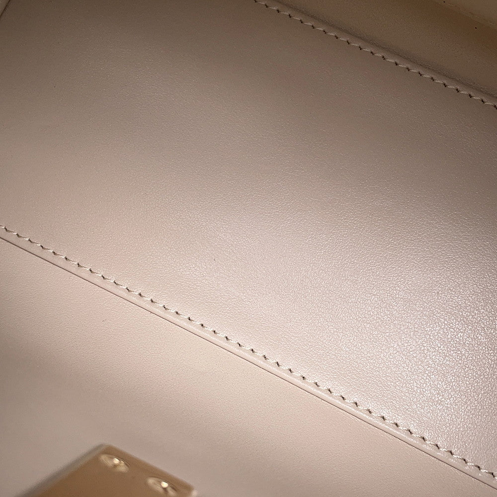 Valextra Valextra Izide Light GrayWBES0036 Calf Leather Size Mini