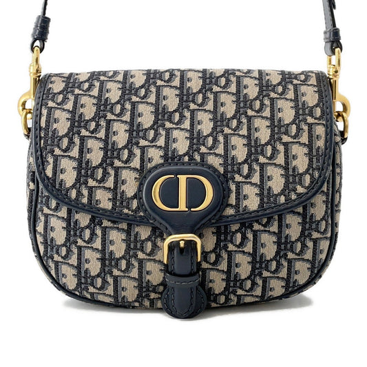 Dior Oblique Bobby Shoulder Bag NavyM9319UTZQ Canvas Leather