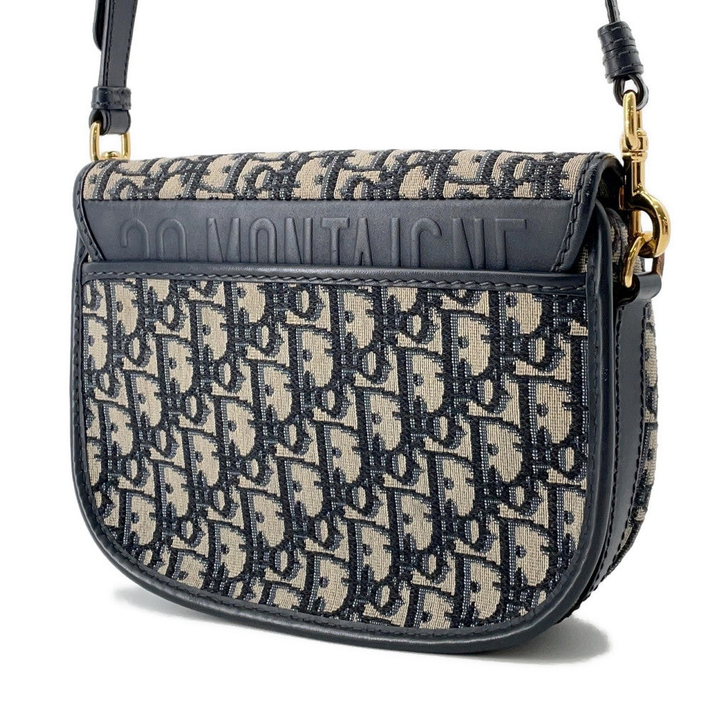 Dior Oblique Bobby Shoulder Bag NavyM9319UTZQ Canvas Leather